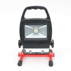 1000-Lumen Battery Powered Rechargeable LED Work Light,Red,