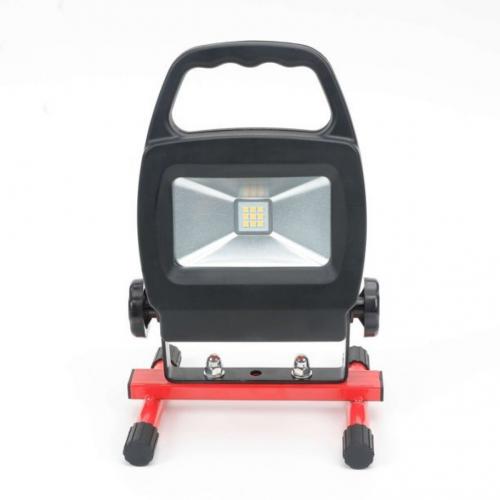 1000-Lumen Battery Powered Rechargeable LED Work Light,Red,
