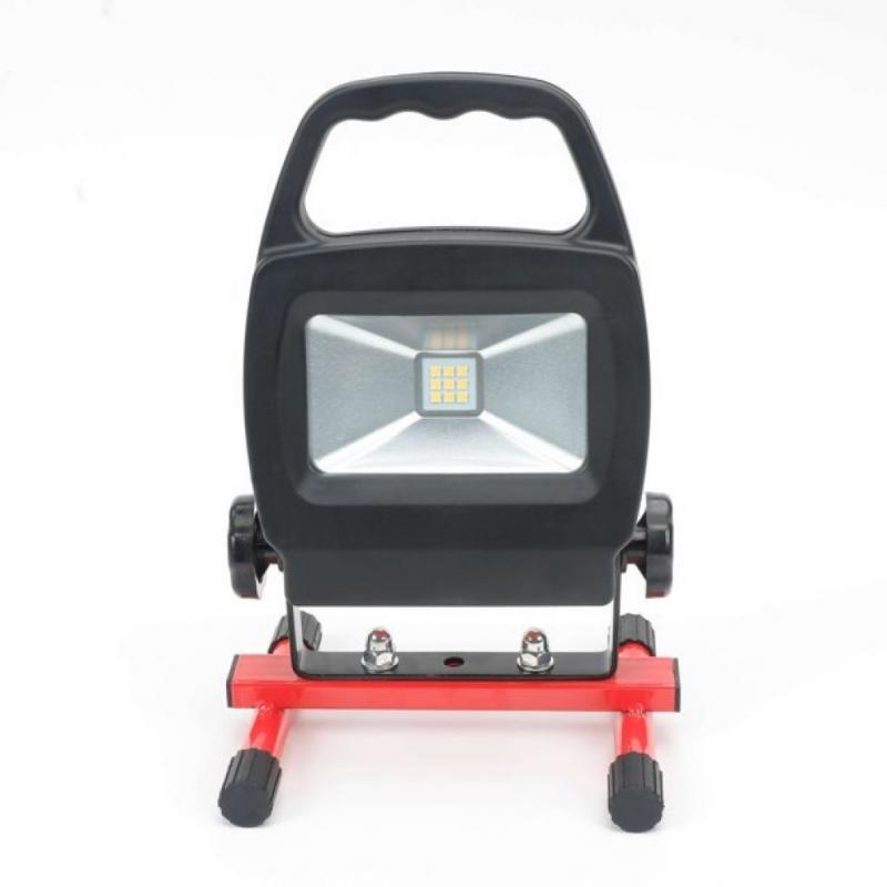 1000-Lumen Battery Powered Rechargeable LED Work Light,Red,
