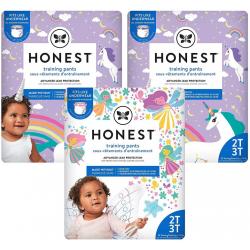 The Honest Company Training Pants, Unicorns + Fairies, Size 2T/3T, 78 Count Club Box