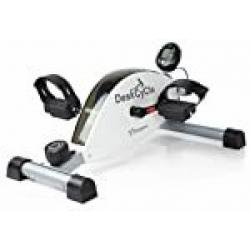 DeskCycle Desk Exercise Bike Pedal Exerciser, White