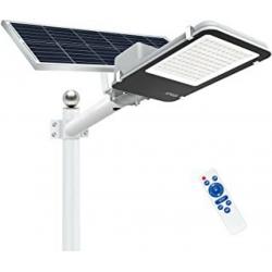 2000LM LED Solar Street Light Outdoor, Dusk to Dawn Photocell IP66 Waterproof