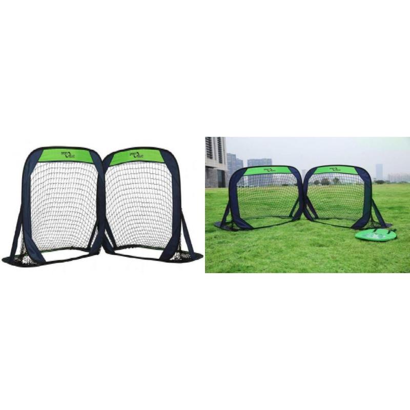 Sport Squad Portable Pop-Up Soccer Goal Net Set - 2pk