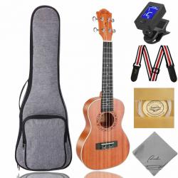 Ranch Concert Ukulele 23 inch Professional Wooden Ukelele Kit