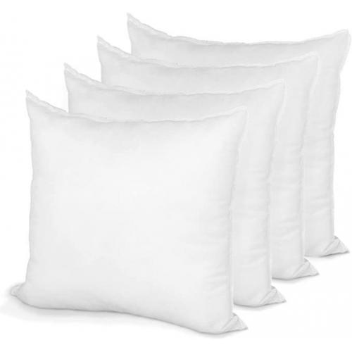 16x16 Premium Stuffer Home Office Decorative Throw Pillow/Cushion Insert, White