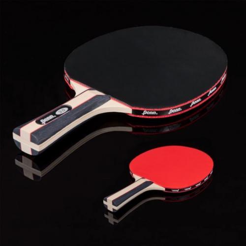 Table Tennis Paddles (2); Black Competition Grade Rubber