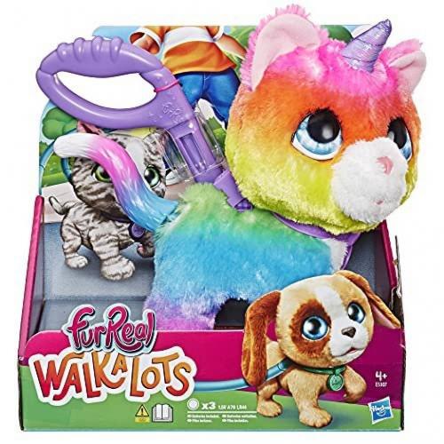 Walkalots Big Wags Electronic Pet Unicorn Cat (Multi-color)