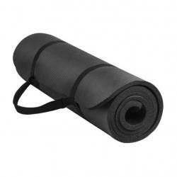 1/2 In. Yoga Mat, Black