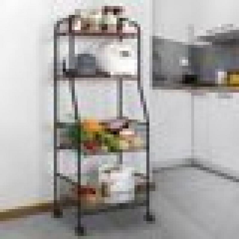 Baker Rack Kitchen Storage Rack with Rolling Wheels