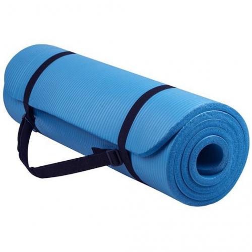 1/2 In. Yoga Mat, Black