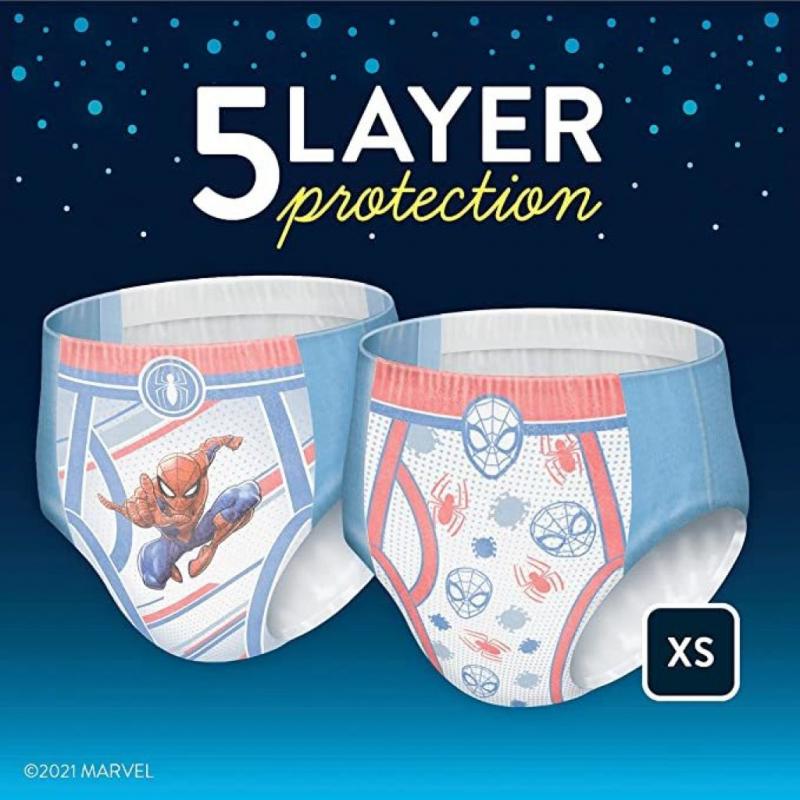 Goodnites nighttime underwear 99ct (3x33ct) Spider-Man theme