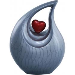 Urns For Ashes Heart of Love Urn With Velvet Bag
