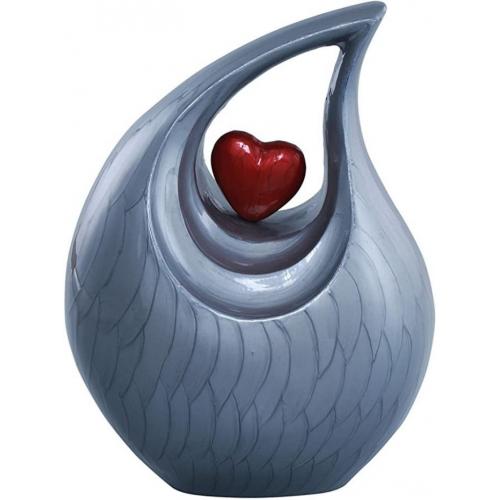 Urns For Ashes Heart of Love Urn With Velvet Bag