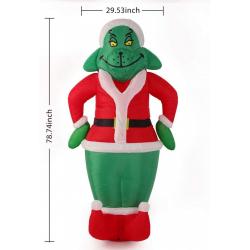 7 Foot Inflatable Grinch Yard Decorations Airblown Christmas Animated