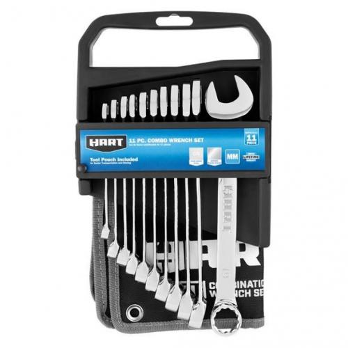 HART 11 pc. Combo wrench set