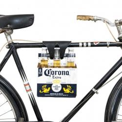 Six-Pack Bike Cinch (Bicycle Beer Carrier) Handmade by Hide & Drink