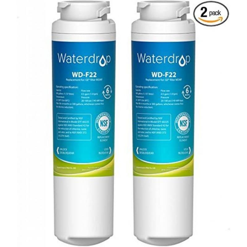 Refrigerator Water Filter, 2 PACK