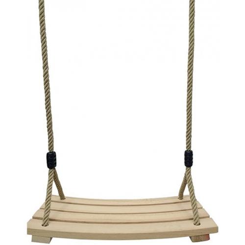 Wooden bench swing