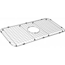 Sink Bottom Grid 25-1/8 x 12-7/8, Centered Drain with Corner Radius 1-1/2