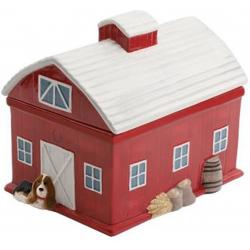 Red Barn 7.9 Inch Cookie Jar