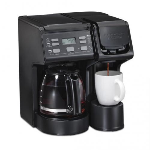 FlexBrew Trio Coffee Maker, Single Serve or 12 Cups, Black
