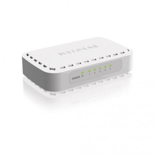 NETGEAR 5 Port Gigabit Ethernet Switch (GS605NA)
