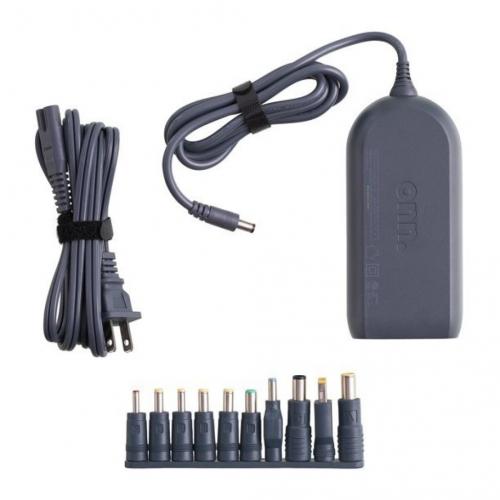 onn. 90W Universal Laptop Charger with 10 Interchangeable Tips
