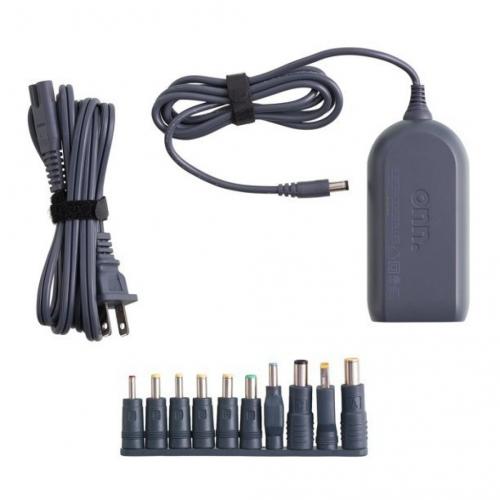 onn. 65W Universal Laptop Charger with 10 Interchangeable Tips