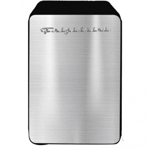 Portable 10L, 15-can Mini Fridge Brushed Stainless Rugged Refrigerator