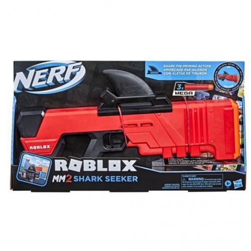 Roblox MM2: Shark Seeker Dart Blaster, 3 Nerf Mega Darts