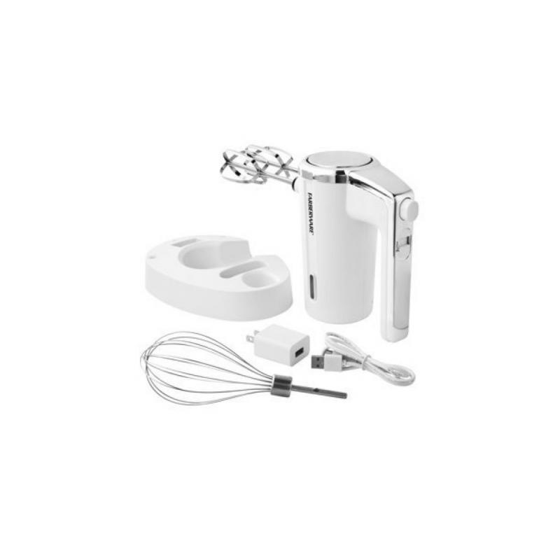 Cordless Rechargeable 3 Speed Hand Mixer