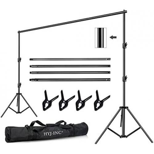 HYJ-INC Photo Video Studio 10 Foot Adjustable Backdrop Stand