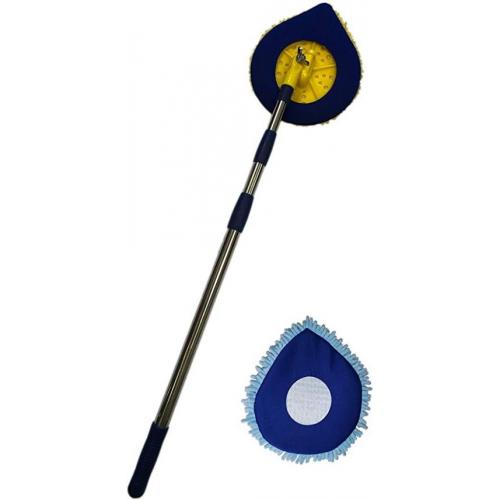 Long Handle Dust Mop:5 Minute CleanWalls Extendable Wall Washer