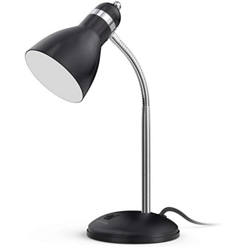 Metal Desk Lamp, Adjustable Goose Neck Table Lamp