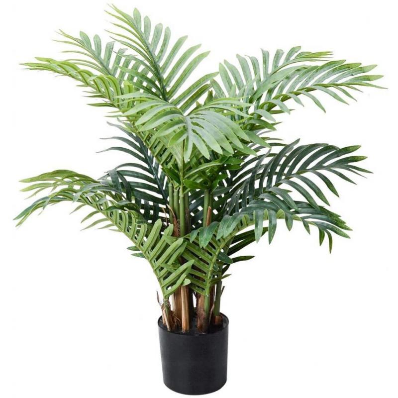 Palm Tree Artificial Plants Fake Tree Large Tropical Leaves Decorations