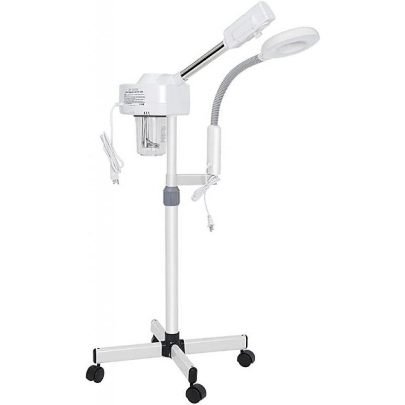 2 in 1 Facial Steamer With 5X Magnifying Lamp For Salon Spa Beauty