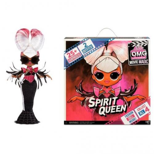 Movie Magic Spirit Queen Fashion Doll With 25 Surprises Including 2 Outfits