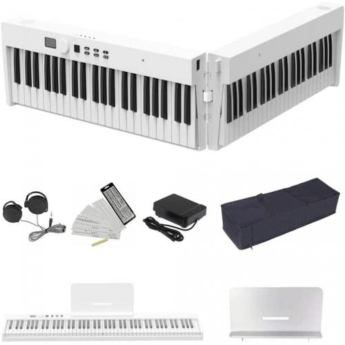 Digital Piano 88 Keys Foldable Portable Piano Keyboard Electric Keyboard