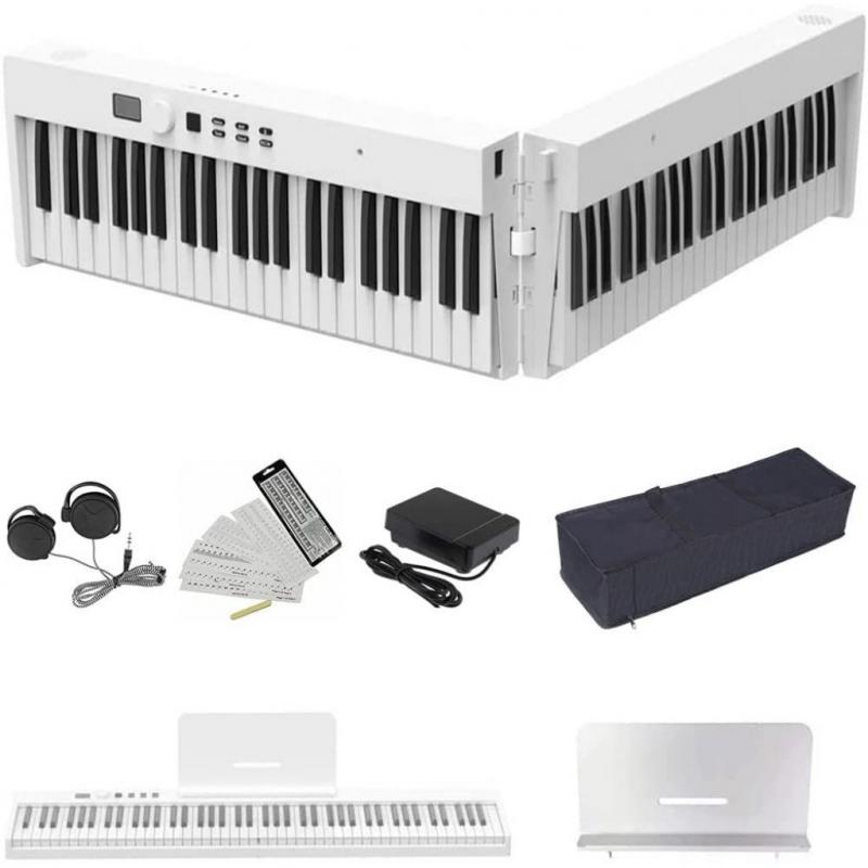 Digital Piano 88 Keys Foldable Portable Piano Keyboard Electric Keyboard