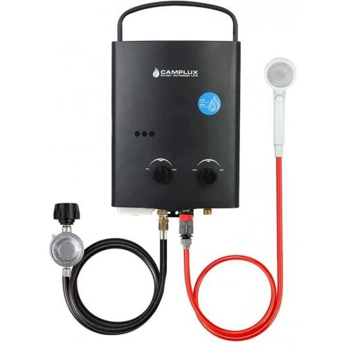 1.32 GPM Outdoor Propane Portable Tankless Water Heater with Portable Handle