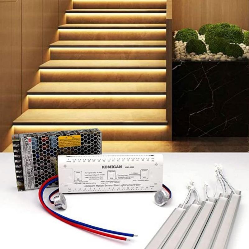Intelligent Motion Sensor LED Stair Lighting Kit KMG-3233