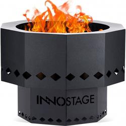 Patented Smokeless Fire Bowl Pit for Outdoor Wood Pellet Burning