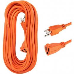 50 Ft Orange Extension Cord - 16/3 SJTW Heavy Duty Outdoor Extension Cable