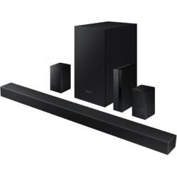 Samsung - 4.1-Channel Soundbar with Wireless Rear Speaker Kit and DOLBY AUDIO / DTS 2.0 - Black