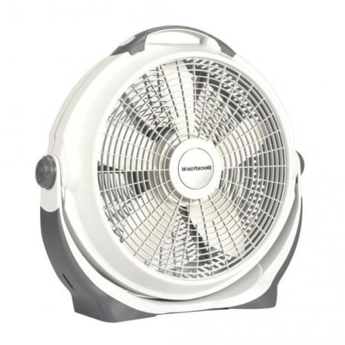 Lasko 20 Air Circulator Wind Machine, 3-Speed Floor Fan with Pivoting Head