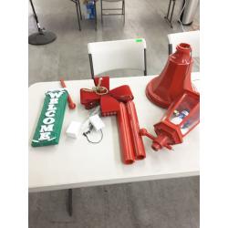 Holiday Time Snow Blowing, Muscial Snowman Lamppost, 56IN