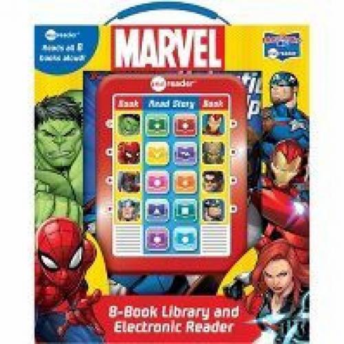 Kids Marvel Electronic Me Reader and 8-Book Library Boxed Set