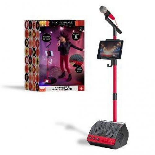 FAO Schwarz Light-Up Karaoke Mic & Stand