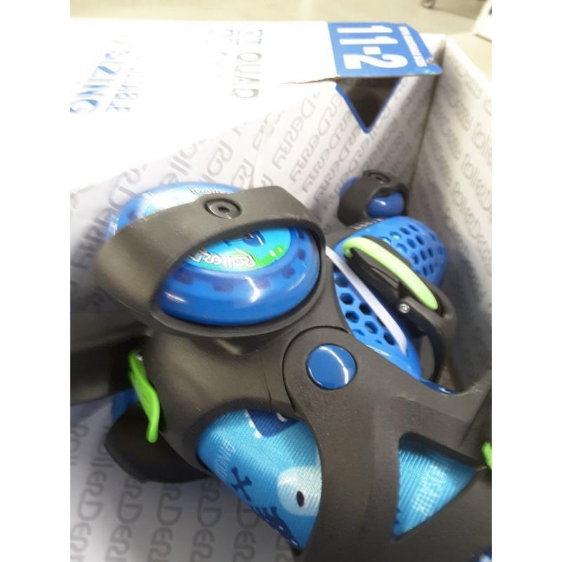 Roller Derby Sport Kids' Roller Skate - Dinosaur Blue/Black