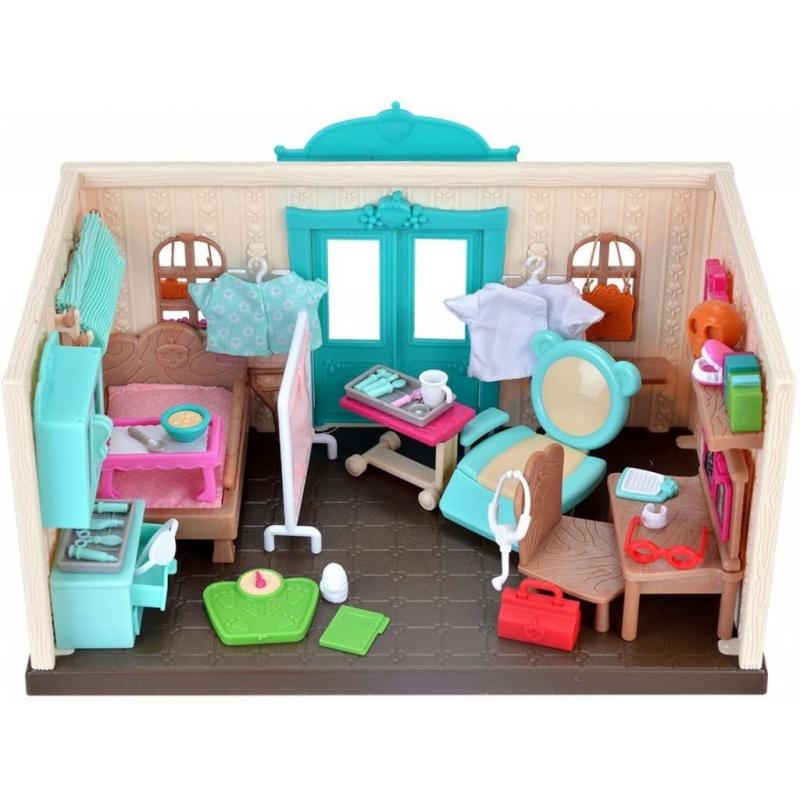 Doctor Playset with Accessories 35pc - Walk-In Health Clinic